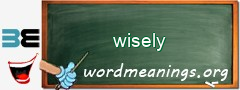 WordMeaning blackboard for wisely